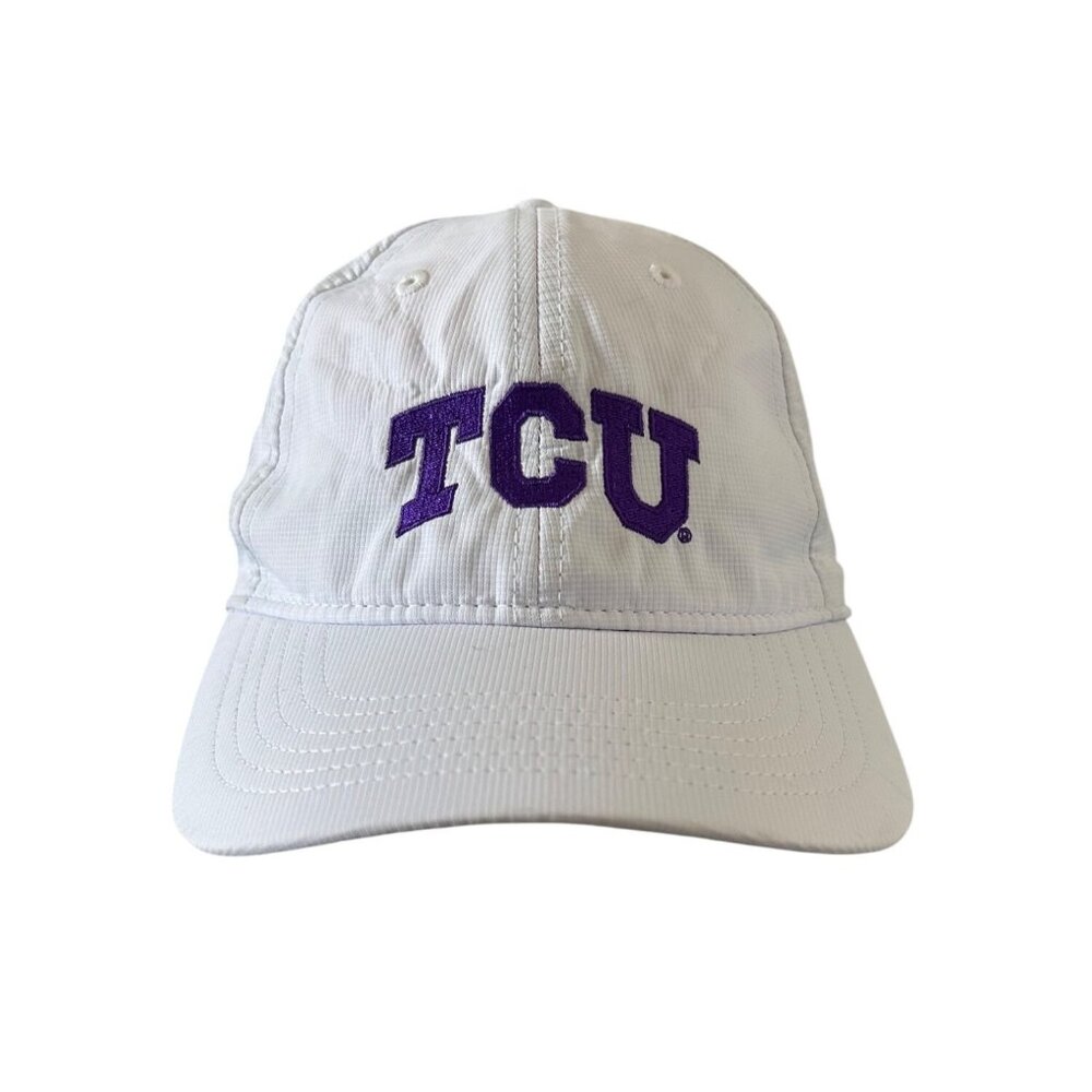 TCU Band hat white and Purple